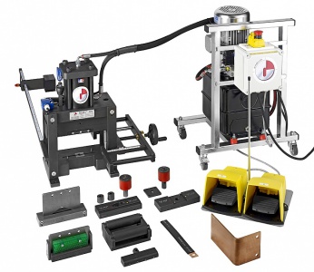 Outils pour électricien, cisaille, poinçonneuse, plieuse de barre de cuivres 125mm